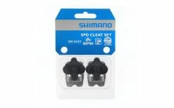 Cales Pédales Automatiques Shimano SPD SM-SH51 Noir Avec Plaque - Y42498220