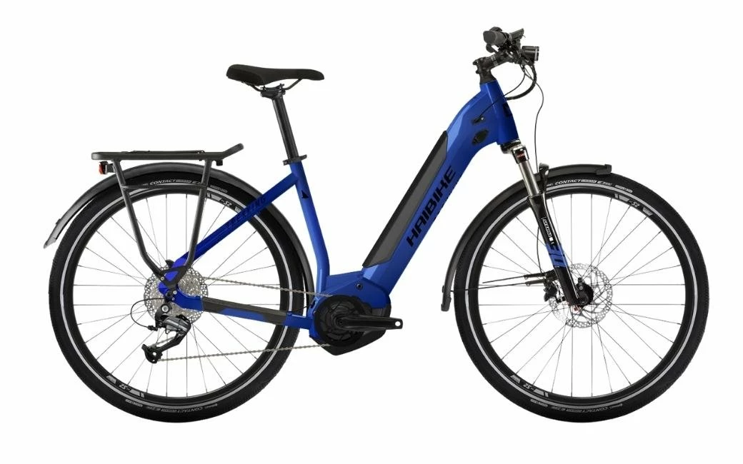 Vélo électrique Haibike Trekking 4 Low 500Wh Bleu - 2022 3 Vélo électrique Haibike Trekking 4 Low 500Wh Bleu - 2022