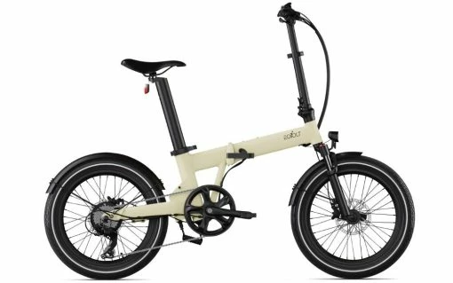 Vélo électrique Pliant EOVOLT Afternoon 378Wh Beige - 2023 -Vélos Electriques Soldes Boutique velo electrique pliant eovolt afternoon 378wh beige 2023