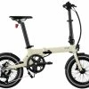 Vélo électrique Pliant EOVOLT Morning 230Wh Beige - 2023 -Vélos Electriques Soldes Boutique velo electrique pliant eovolt morning 230wh beige 2023